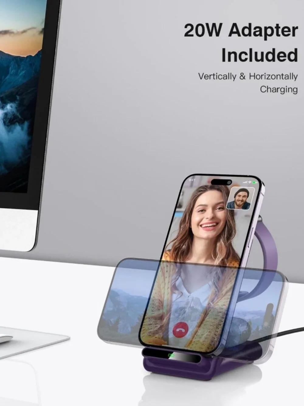 3-in-1 Wireless Charging Station for Apple Devices | Fast Charger for iPhone